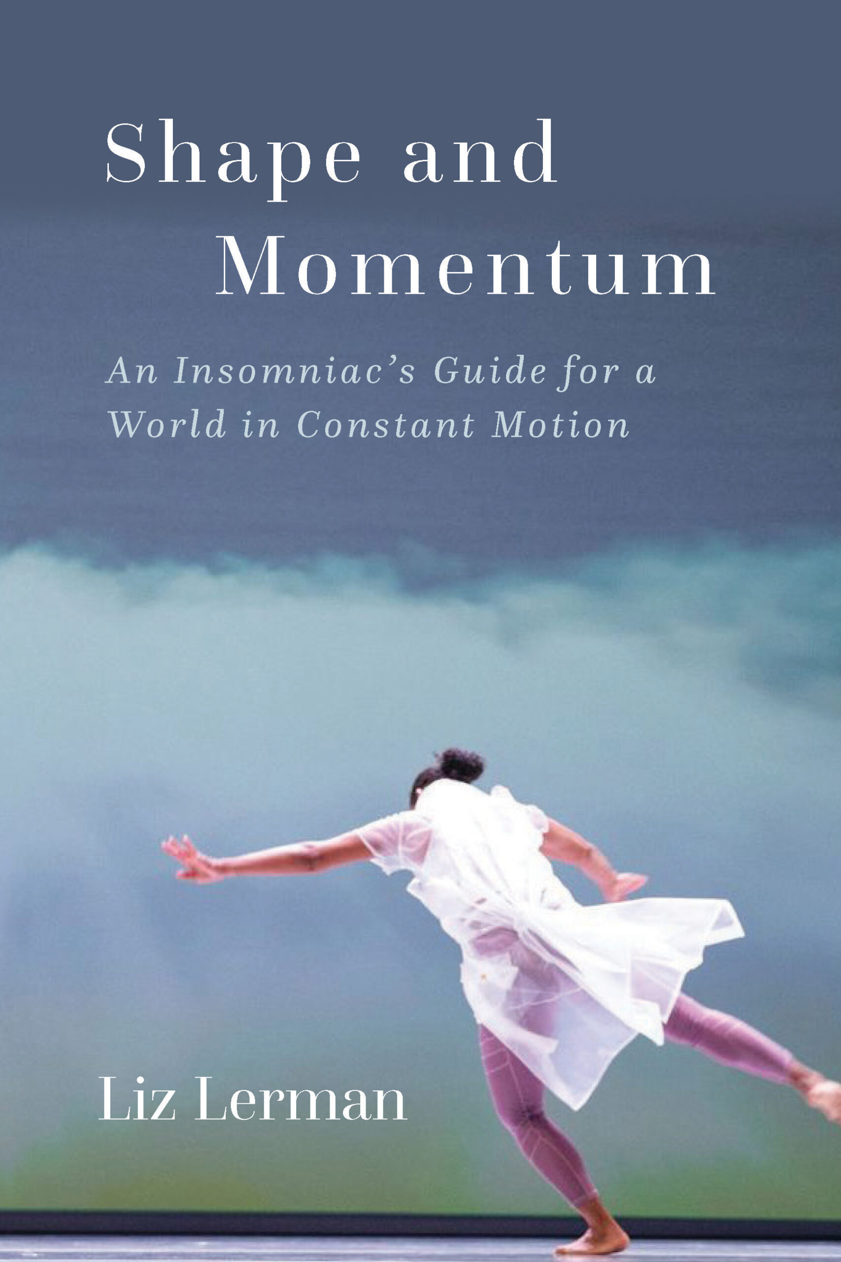 Shape and Momentum cover, showing a dancer in motion from behind